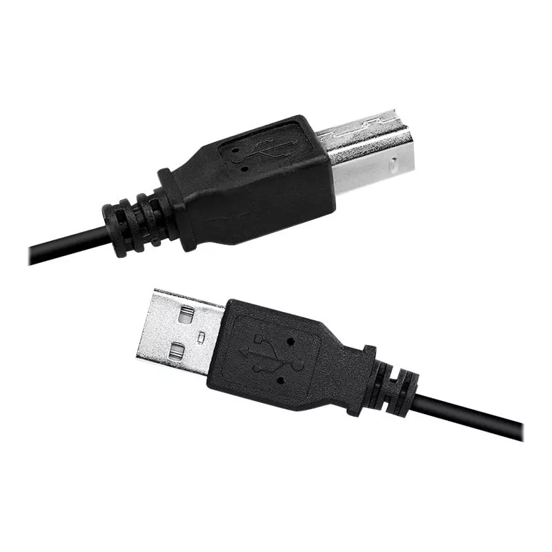 USB kabelis LogiLink CU0007B USB 2.0 2 m USB A USB B Melns