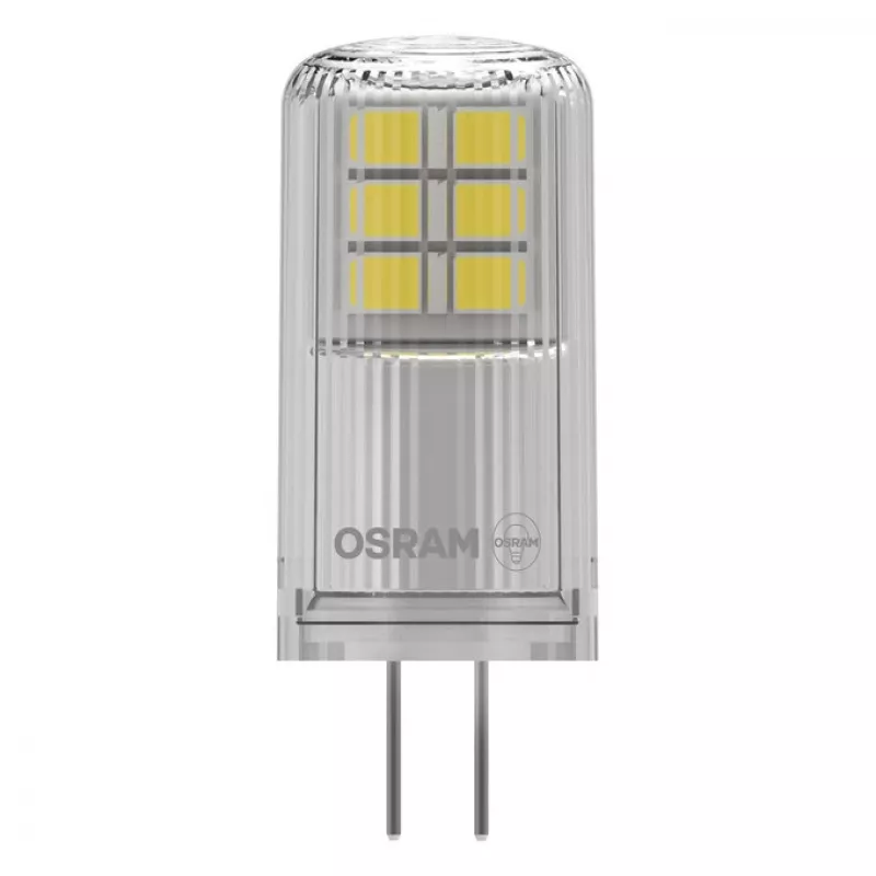 Osram LED PIN 12V Clear 28 Non-dim G4 spuldze, 2,2 W, 2700 K silti balta