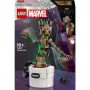 LEGO Marvel Dejojošais Groot būvējama animēta rotaļlieta darbības figūra Galaktikas sargi tēls bērnu ar roku darbināms interaktīvs rotaļu komplekts supervaronis
