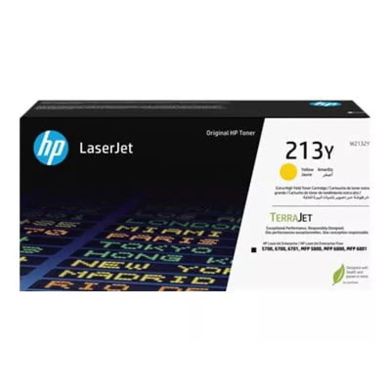 HP 213Y Extra High Yield dzeltena Oriģināls LaserJet tonera kasete