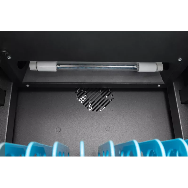 Digitus mobilais galda uzlādes skapis 10 klēpjdatoriem/planšetdatoriem līdz 13 collām, UV-C, USB-C