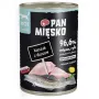 Mitrā kaķu barība Pan Miesko ar vistu un mencu 400 g — pieaugušiem, bez graudaugiem, alerģiskiem kaķiem