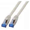 EFB-Elektronik RJ45 komutācijas kabelis Cat.6A S/FTP TPECat.7 izejmateriāla kabelis superflex pelēks 3m Ražotājs: EFB Elektronik (K5525FGR.3)