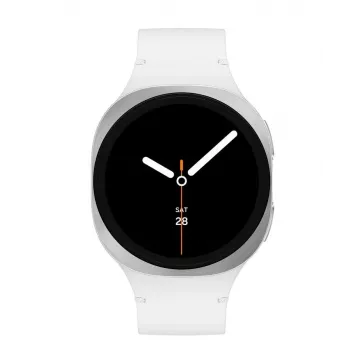 Samsung Galaxy Watch 8 3,3 cm (1,3 collas) AMOLED 40 mm Digitāls 438 x 438 pikseļi Skārienekrāns Sudrabs Wi-Fi GPS (satelīts)