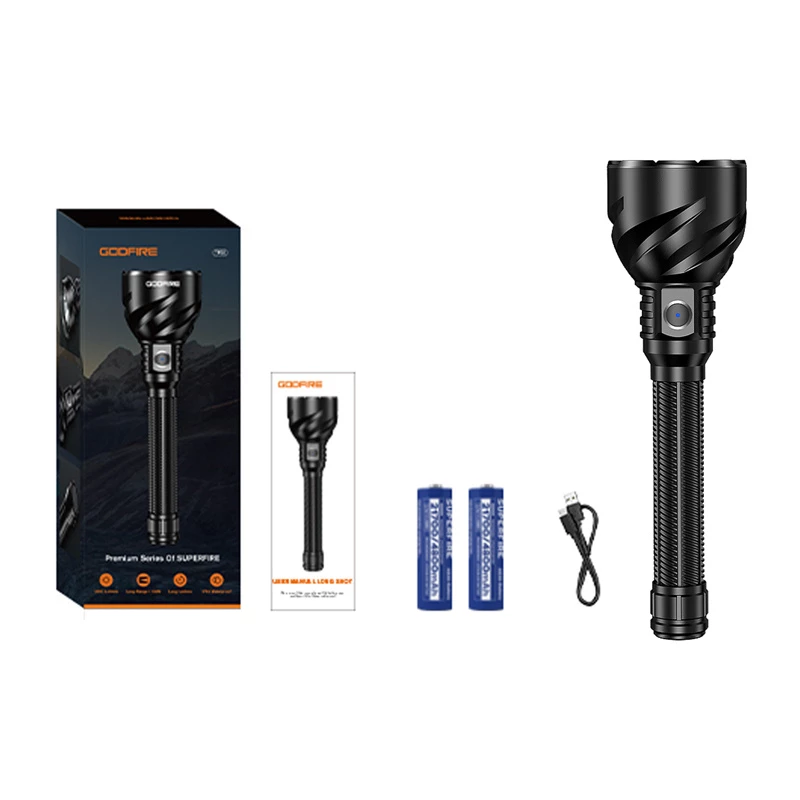 Lukturis Superfire TF02 rokas LED kompakts pārnēsājams