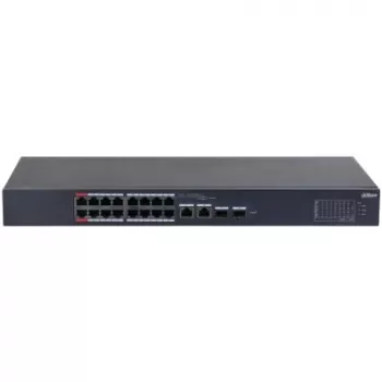 Dahua Technology DH-CS4218-16ET-240 tīkla komutators pārvaldāms L2 Gigabit Ethernet (10/100/1000) Power over Ethernet (PoE) melns