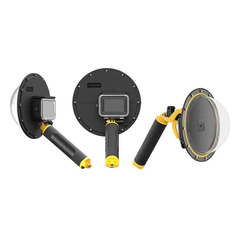 Zemūdens kupola porta korpuss Telesin GoPro Hero 9 (modelis GP-DMP-T09)