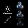 Dekoratīvā neona gaisma MANTA SNL90MT Style Neon Lights — Astronauts uz raķetes motīvs