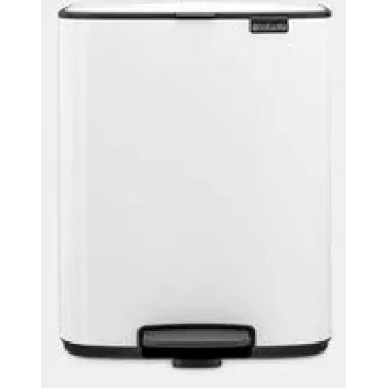 Brabantia Bo Pedal Bin 12 L Rectangular Steel balta