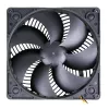 SilverStone SST-AP181 180mm korpusa ventilators - melns