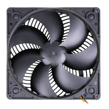 SilverStone SST-AP181 180mm korpusa ventilators - melns
