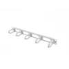 Plauktu kabeļu pārvaldības panelis LANBERG AK-1205-S, 1U metāla, 19 collu (48,3 cm), dziļums 80 mm, pelēks