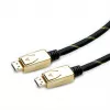 ROLINE 11.04.5921 DisplayPort kabelis 2 m Melns - Zelts (11.04.5921)