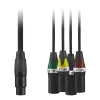 Studijas mikrofons RØDE NT-SF1 — vadu kondensators, 20–20000 Hz, jutība −30,4 dB, 63 Ω izejas pretestība, misiņa korpuss, melns