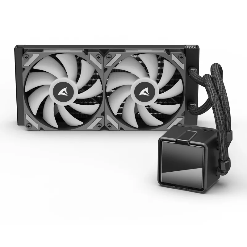CPU ūdens dzesētājs Sharkoon S50 ARGB, melns