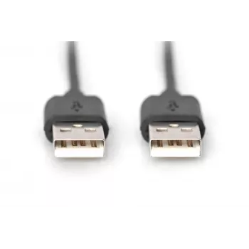 Assmann USB savienojuma kabelis. tips A M/M. 3.0m. USB 2.0 saderīgs. UL. bl (AK-300100-030-S)