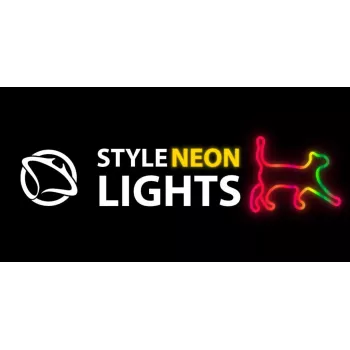 LED neona gaisma MANTA SNL60RGB RGB krāsu mainoša sloksne, elastīga dekoratīvā apgaismojuma