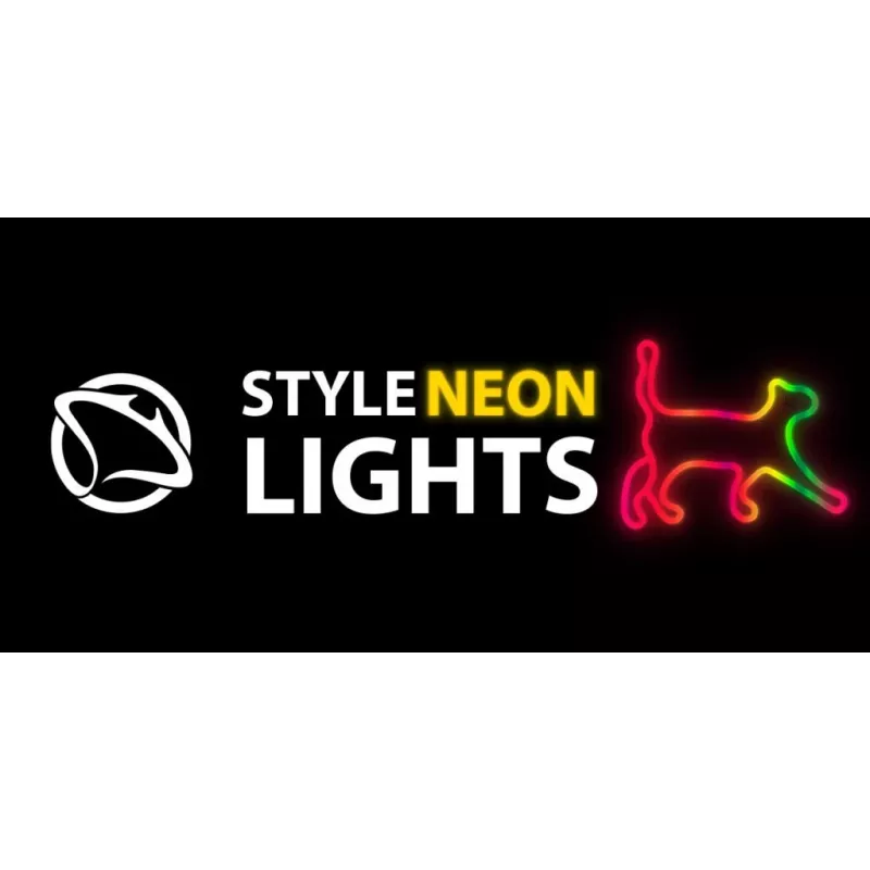 LED neona gaisma MANTA SNL60RGB RGB krāsu mainoša sloksne, elastīga dekoratīvā apgaismojuma