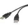 USB kabelis Renkforce RF-4463028 1m USB 2.0 melns