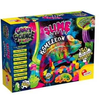Liscianigiochi Science Kit Crazy Science Slime Chameleon 304-PL89246 – izglītojošs gļotu eksperimentu komplekts