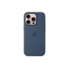 Silicone maciņš ar MagSafe iPhone 16 Pro – Denim