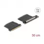 Pacēlāja karte DELOCK 81593 PCI Express 5.0 x16, 30 cm kabeļa garums