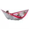 Amazonas Silk Traveller XXL AZ-1030190 kempinga šūpuļtīkls, pelēks/sarkans