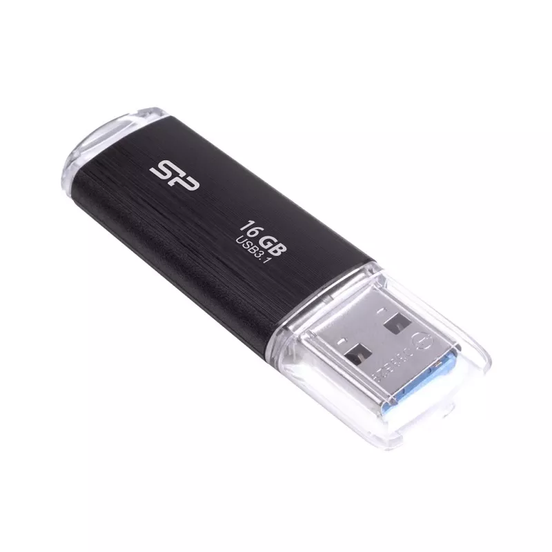 SILICON POWER Blaze B02 USB zibatmiņa 16 GB USB Type-A 3.2 Gen 1 (SP016GBUF3B02V1K) Melna