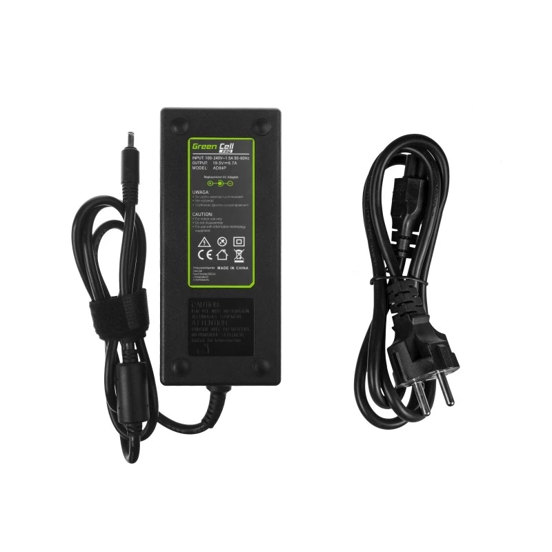 Strāvas adapteris zaļa Cell AD84P Universāls 130 W, Melns, 153×65×37 mm