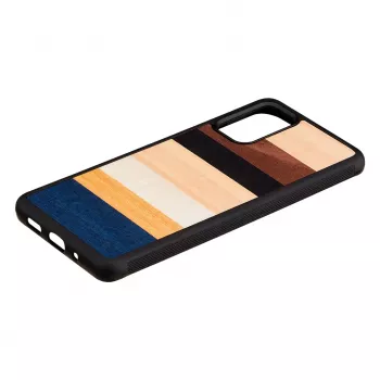 Telefona maciņš man and wood Galaxy S20+ melns — aizsargājošs aizmugures vāciņš Samsung Galaxy S20+