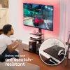 Grīdas TV statīvs ONKRON TS5550-B 32–65 collu (81,3–165,1 cm) ekrāniem, maks. slodze 30 kg, VESA 100x100–600x400, augstums 880–1080 mm, pagriešana ±25°