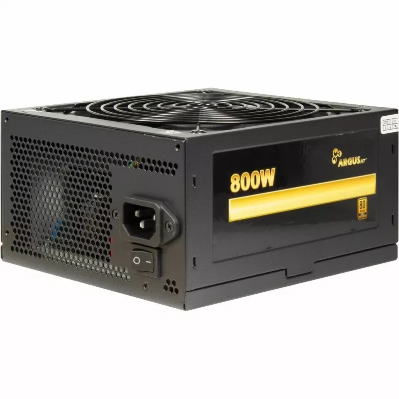 Barošanas bloks Inter-Tech Argus GPS-800 800W, 80+ Gold, ATX, 14cm ventilators