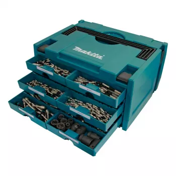 Makita MAKSTOR 3.6 Sīkdaļu kaste Melna, Zila