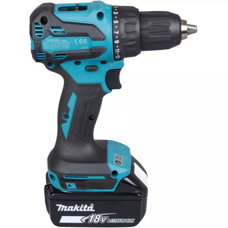 Makita DDF490Z bezvada urbis, melns