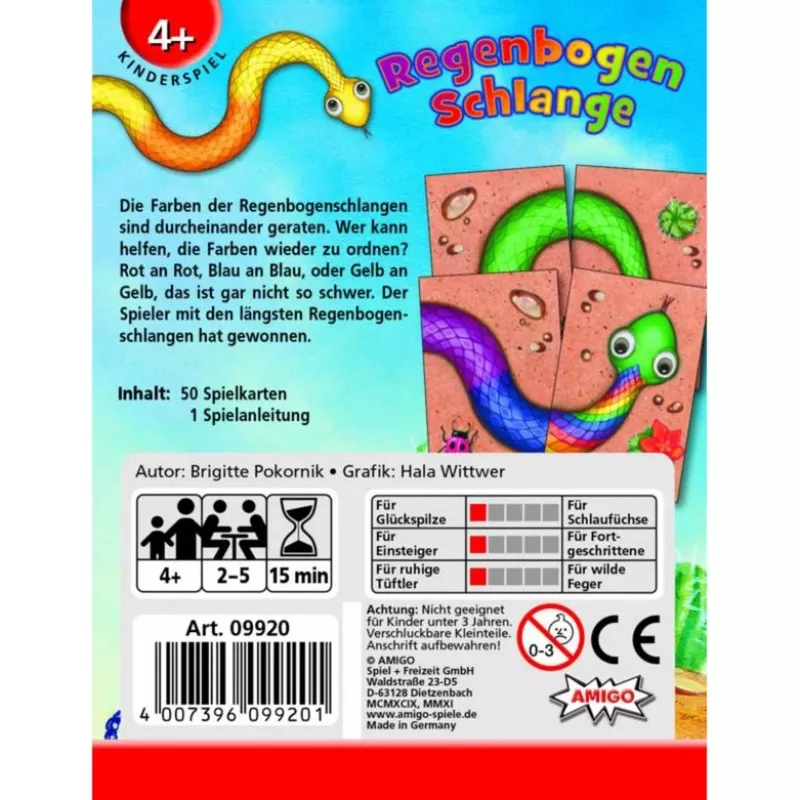 Regenbogenschlange, kāršu spēle