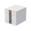 Dokumentu glabāšanas kaste Durable VARICOLOR Mix 10 Plastmasas Daudzkrāsains Balts 763027