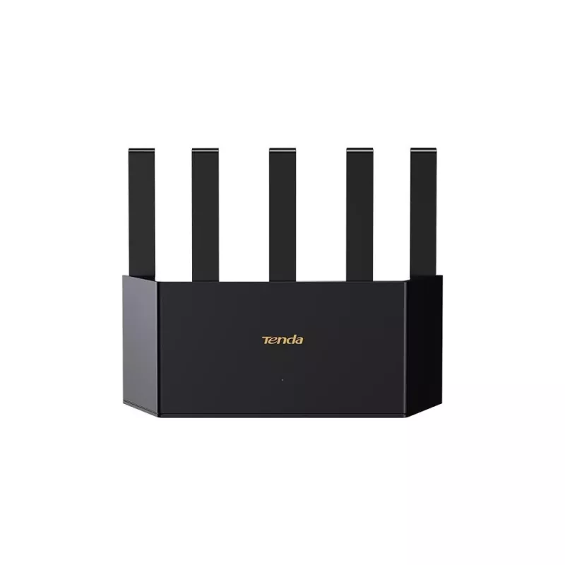 Bezvadu maršrutētājs TENDA TE3L Wi‑Fi 7 (IEEE 802.11ax), 3x Gigabit LAN, 1x WAN, 512 MB RAM, VLAN, NAT, WPA, melns