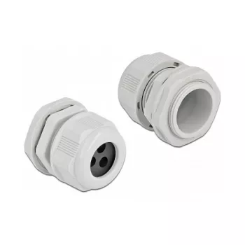 Kabeļu blīvslēgs DeLOCK 60378 Pelēks Plastmasa 2 gab.
