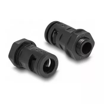 Kabeļu aizsarguzmava DeLOCK 60461 2 m x 10 mm melna