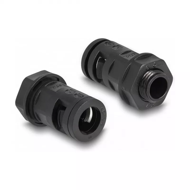Kabeļu aizsarguzmava DeLOCK 60461 2 m x 10 mm melna