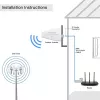 Ārējā 4G/5G LTE antena QOLTEC 9 dBi, N ligzda, 3 m kabelis