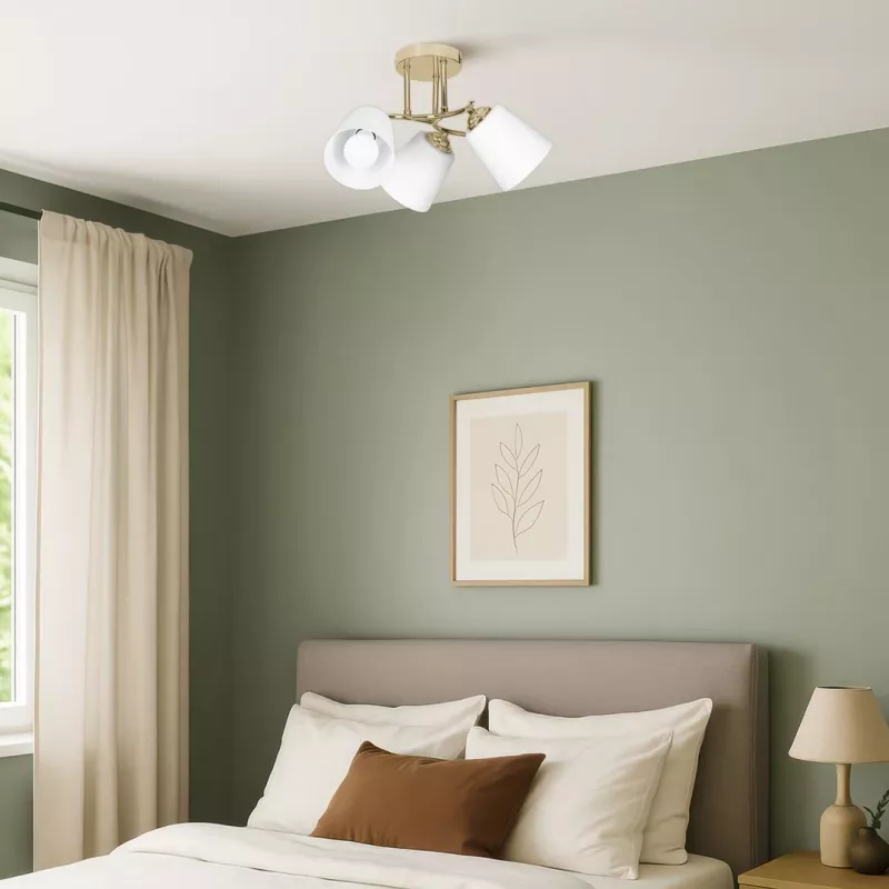 Activejet AJE-EMILY 3P GOLD E27 piekarināmā lampa 3x40W
