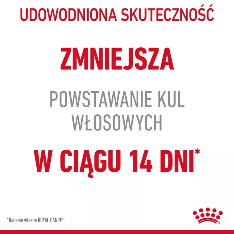 Sausā kaķu barība Royal Canin Hairball Care pieaugušiem kaķiem 2 kg — vista, 34% olbaltumvielu, 15% tauku