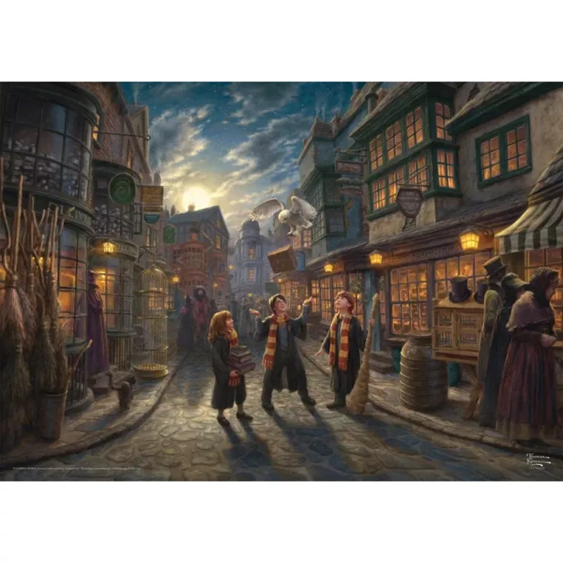 Thomas Kinkade Studios Wizarding World Harry Potter - Diagon Alley, Puzzle 1000 gabali