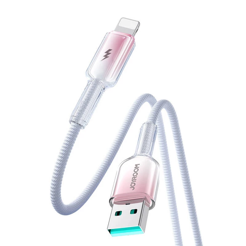 USB-A uz Lightning kabelis Joyroom S-A42 3A 1.2m balts