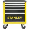 Instrumentu ratiņi Stanley STST74305-1 ar 5 atvilktnēm, dzelteni/melni, 3 plakanas + 2 augstas atvilktnes