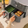 Karstā gaisa fritieris Ninja DZ400EU 9,5 L 2470 W pelēks dubultais