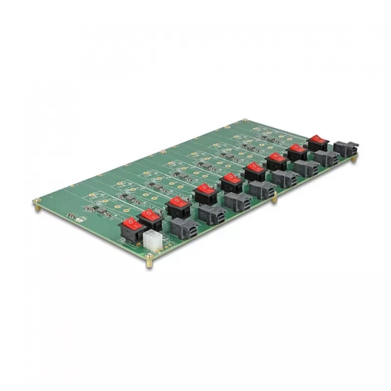 SSD plates DELOCK 8x M.2 NVMe Key M SFF-8643 61073