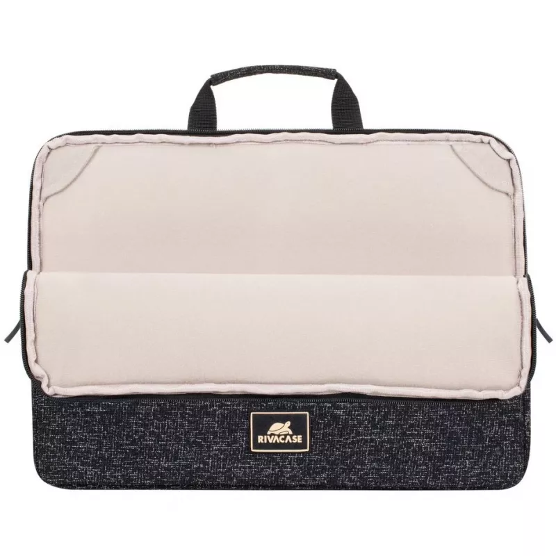 Uzmavas futrālis Rivacase 7915 39,6 cm (15,6 collas) Melns Balts