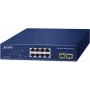 Pārvaldāms slēdzis PLANET 8-Port 10/100/1000T + 2-Port L2 Gigabit Ethernet